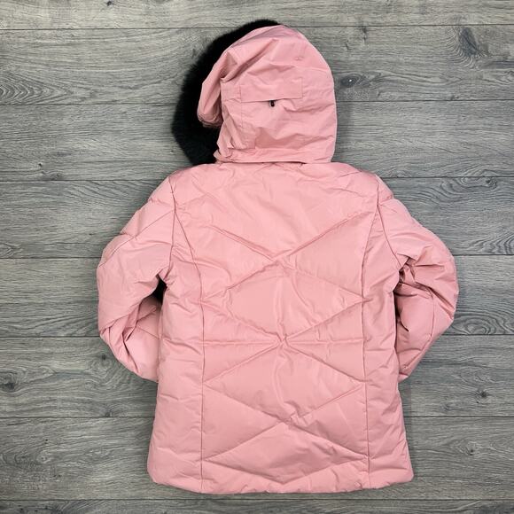 Rossignol Jacket Size Small Womens Cooper Pink Staci Pearly Full Zip Black $350 - Picture 12 of 16